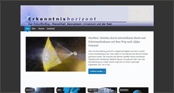 Desktop Screenshot of erkenntnishorizont.de